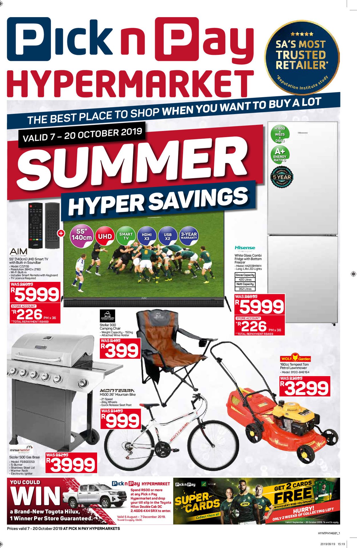 Pick n Pay Catalogue from 2019/10/07