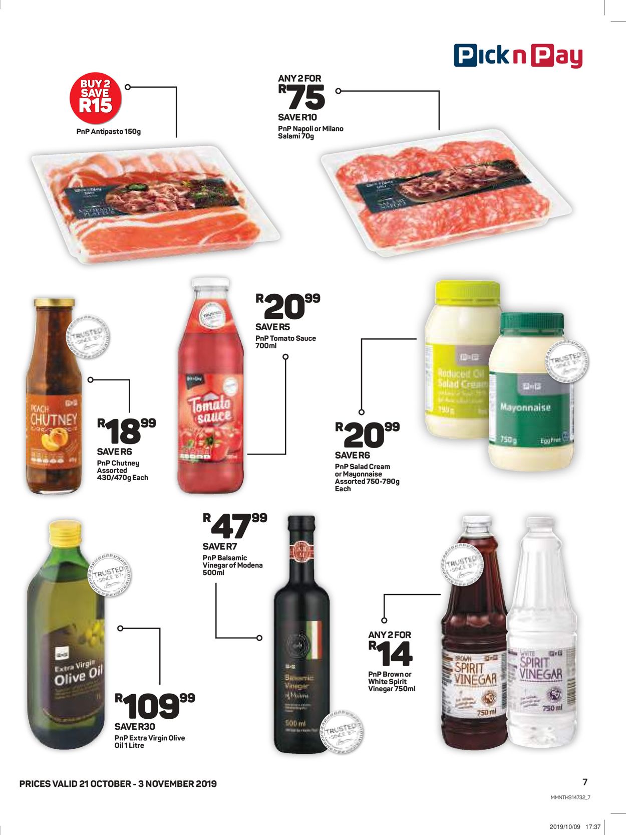 Pick n Pay Catalogue from 2019/10/21
