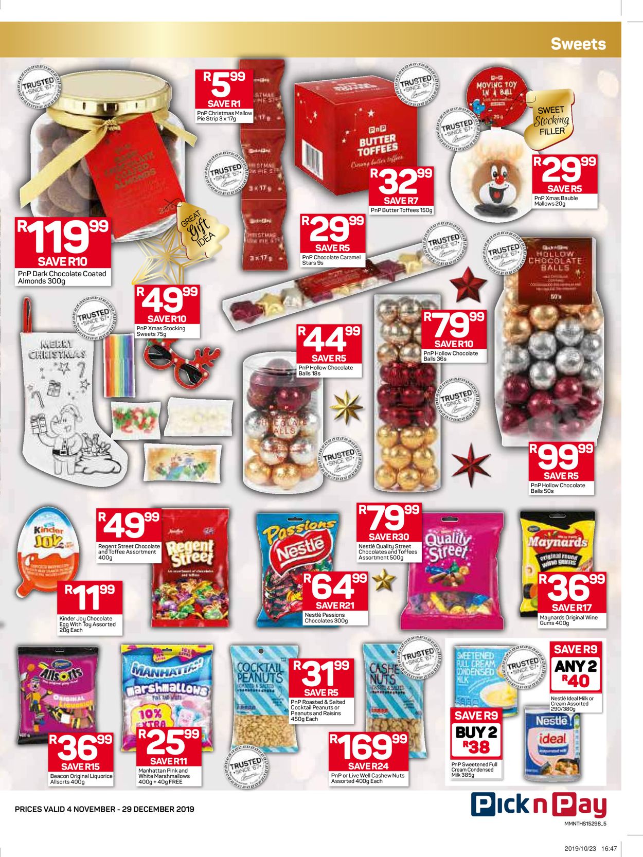 Pick n Pay Catalogue from 2019/11/04