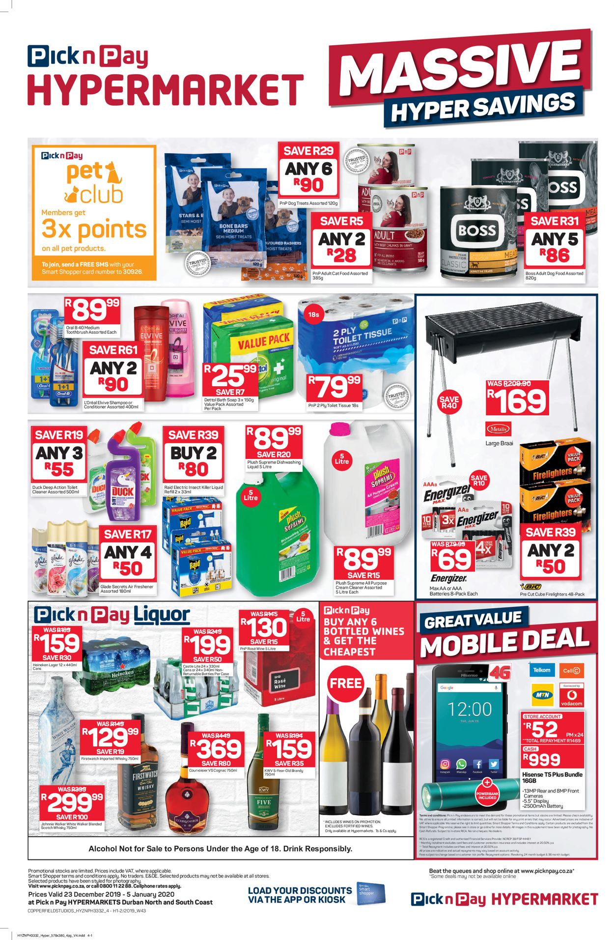 Pick n Pay Catalogue from 2019/12/23