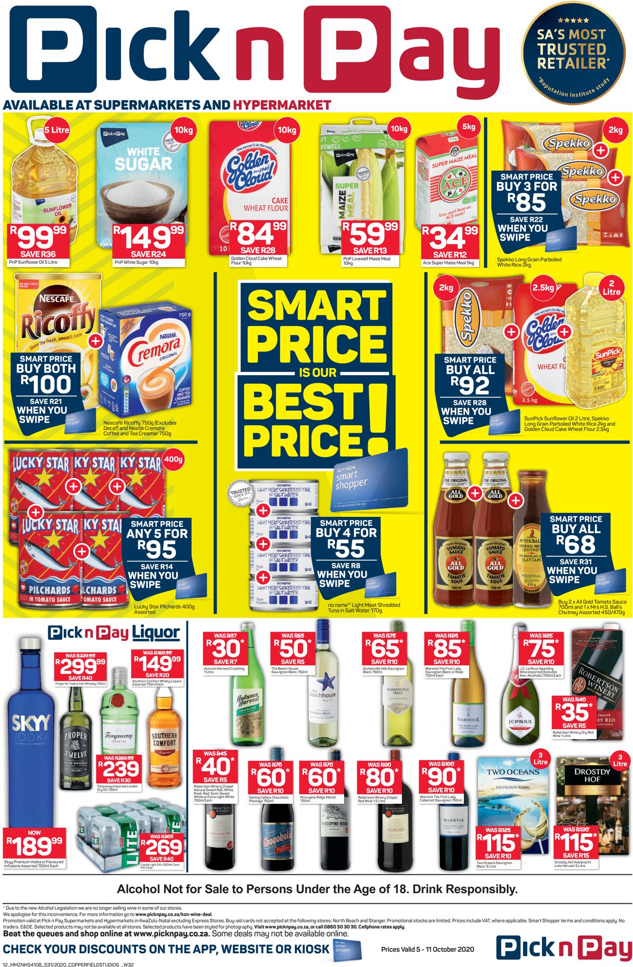 Pick n Pay Catalogue from 2020/10/05