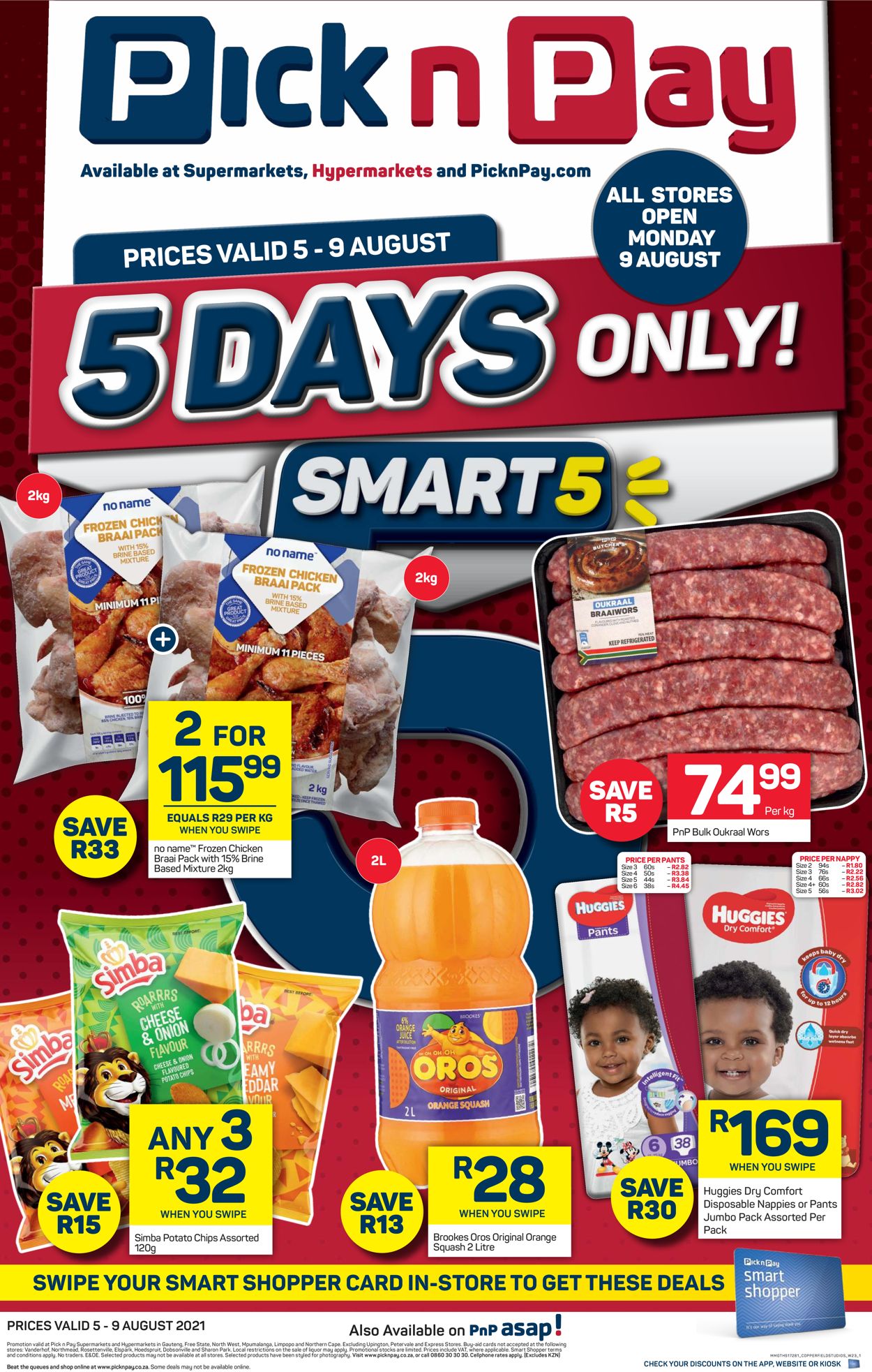 Pick n Pay Catalogue from 2021/08/05