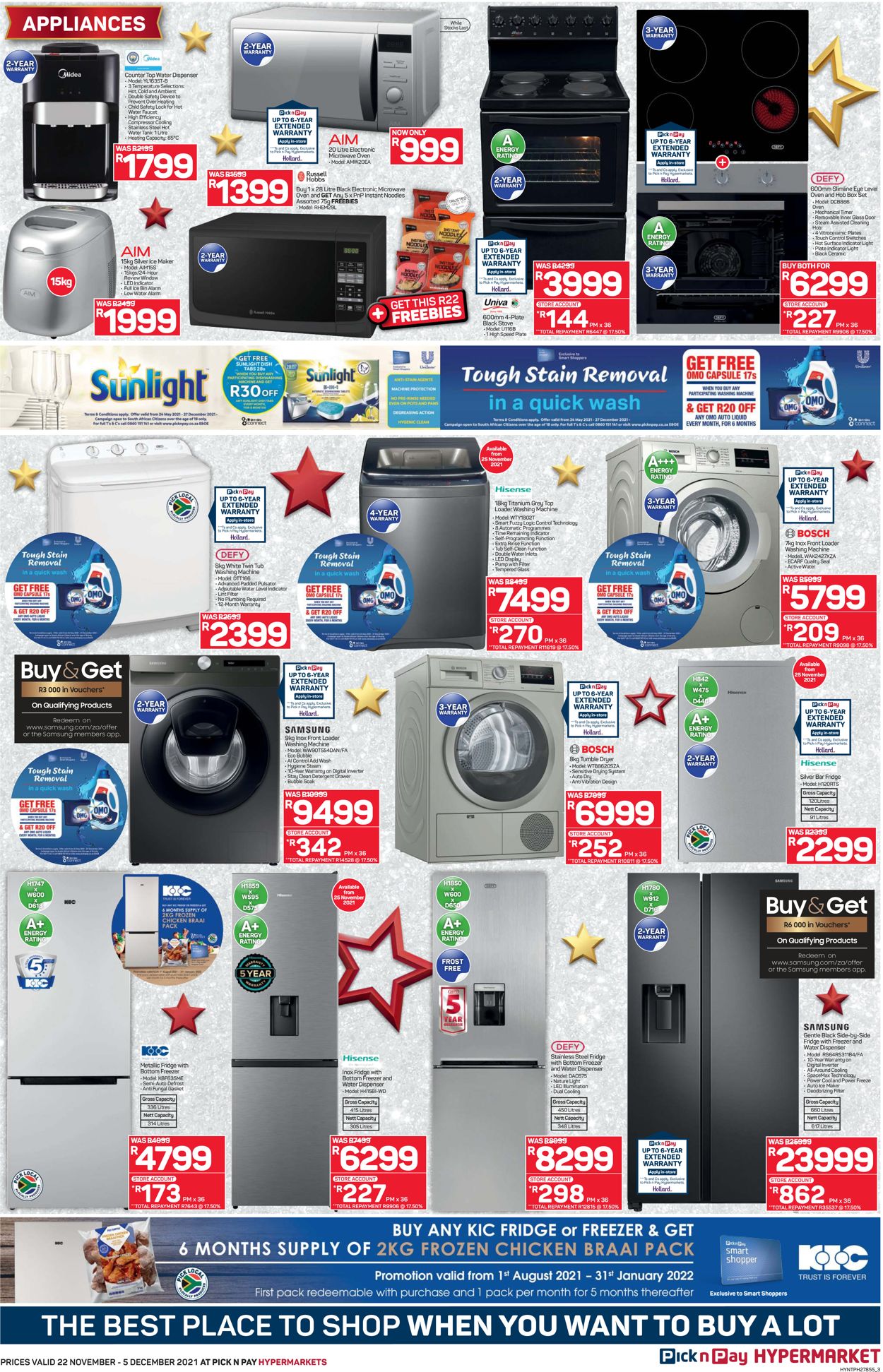 Pick n Pay Catalogue from 2021/11/22