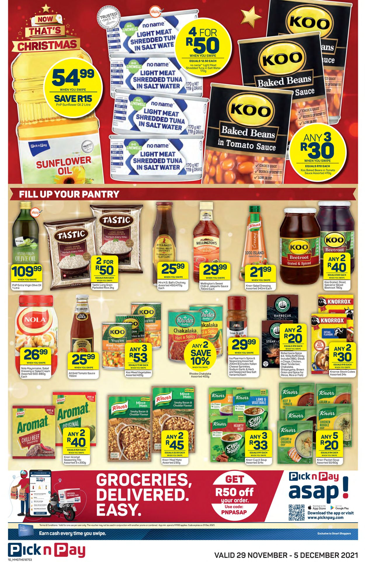 Pick n Pay Catalogue from 2021/11/29