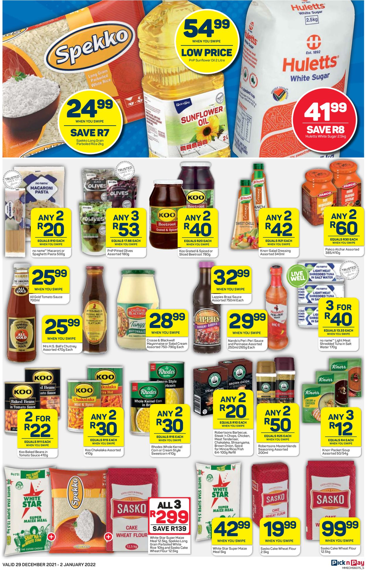 Pick n Pay Catalogue from 2021/12/29