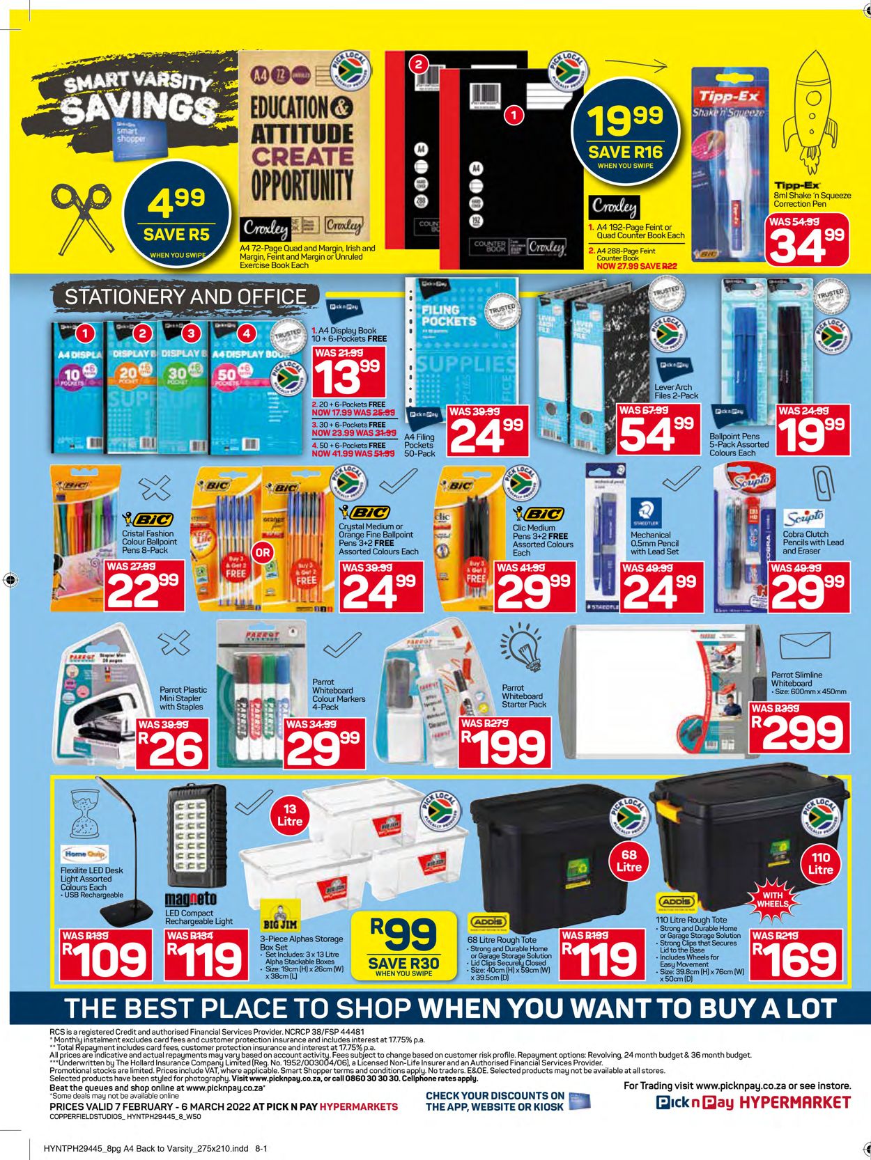 Pick n Pay Catalogue from 2022/02/07