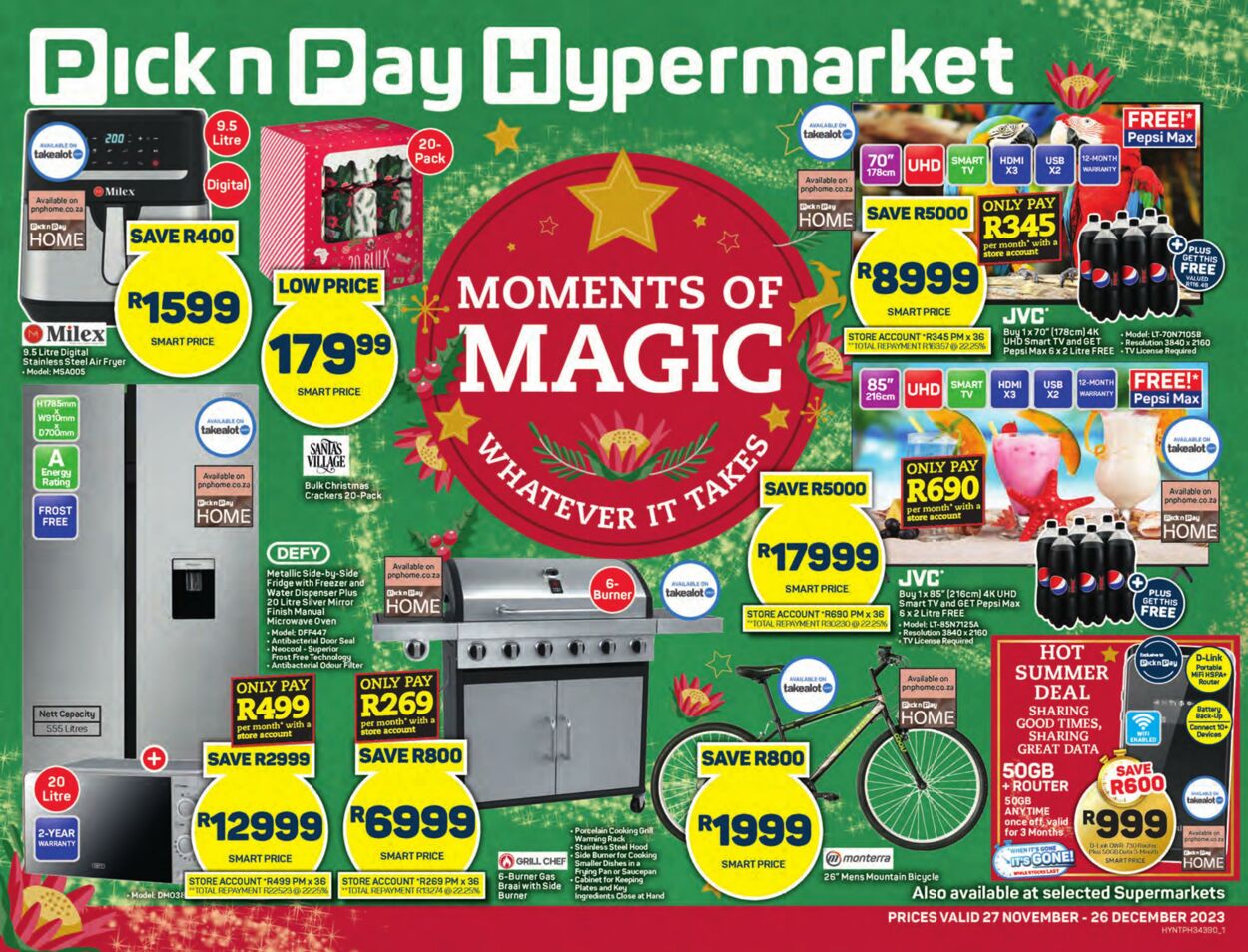 Pick n Pay Catalogue from 2023/11/27