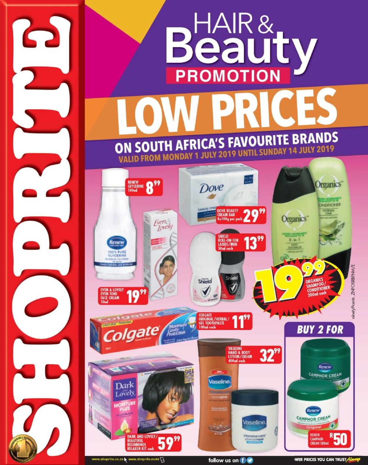 Shoprite Catalogue from 2019/07/01