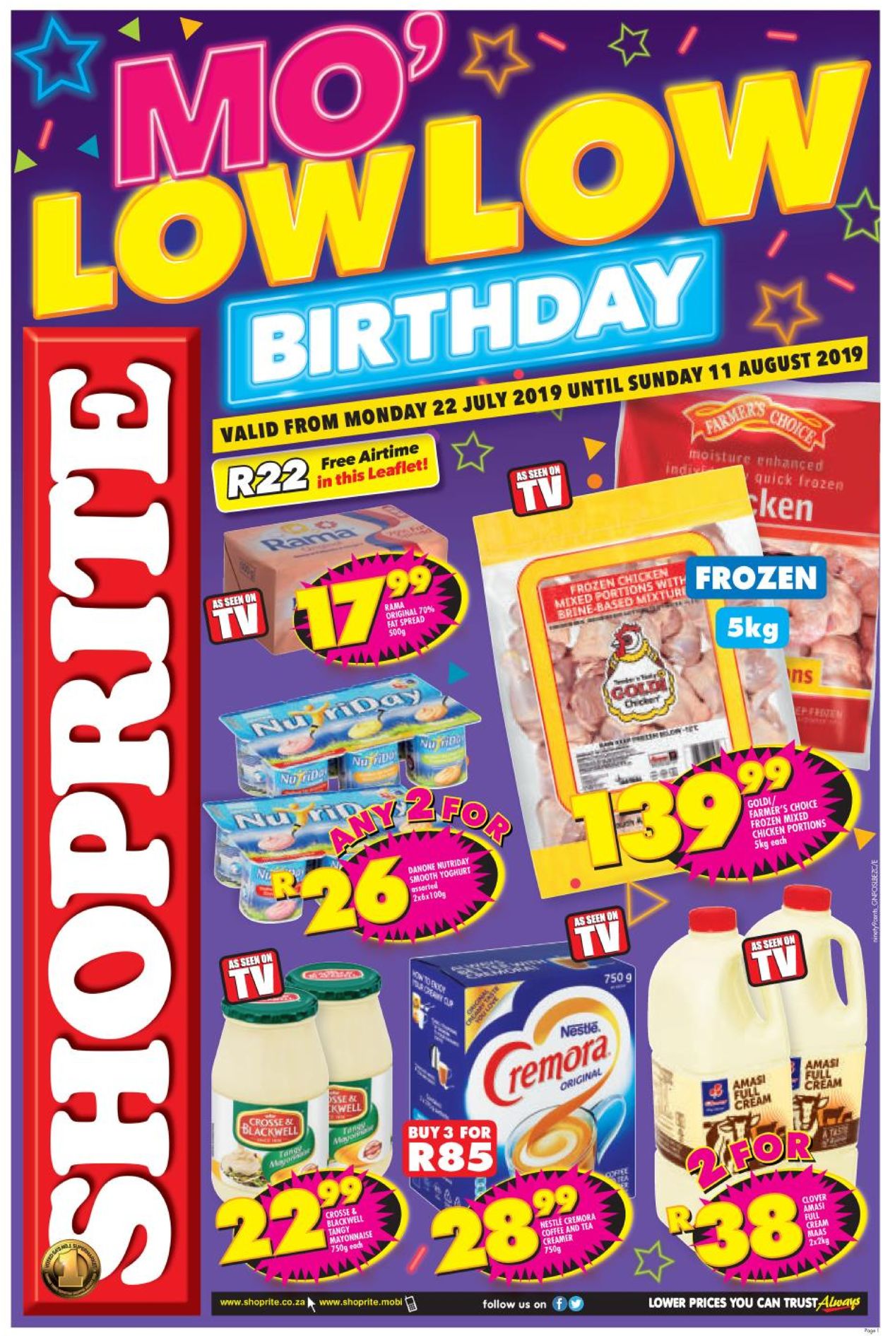 Shoprite Catalogue from 2019/07/22