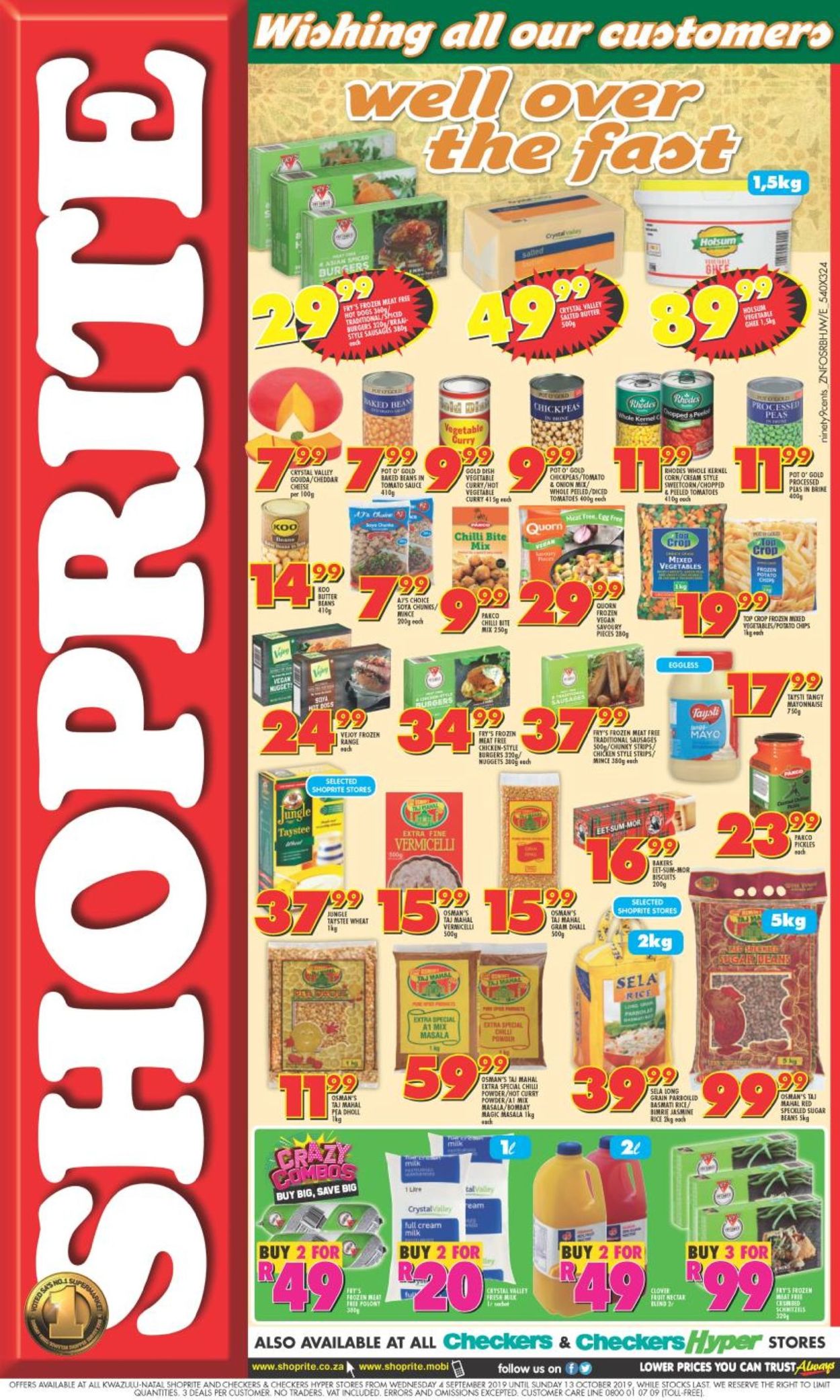 Shoprite Catalogue from 2019/09/04