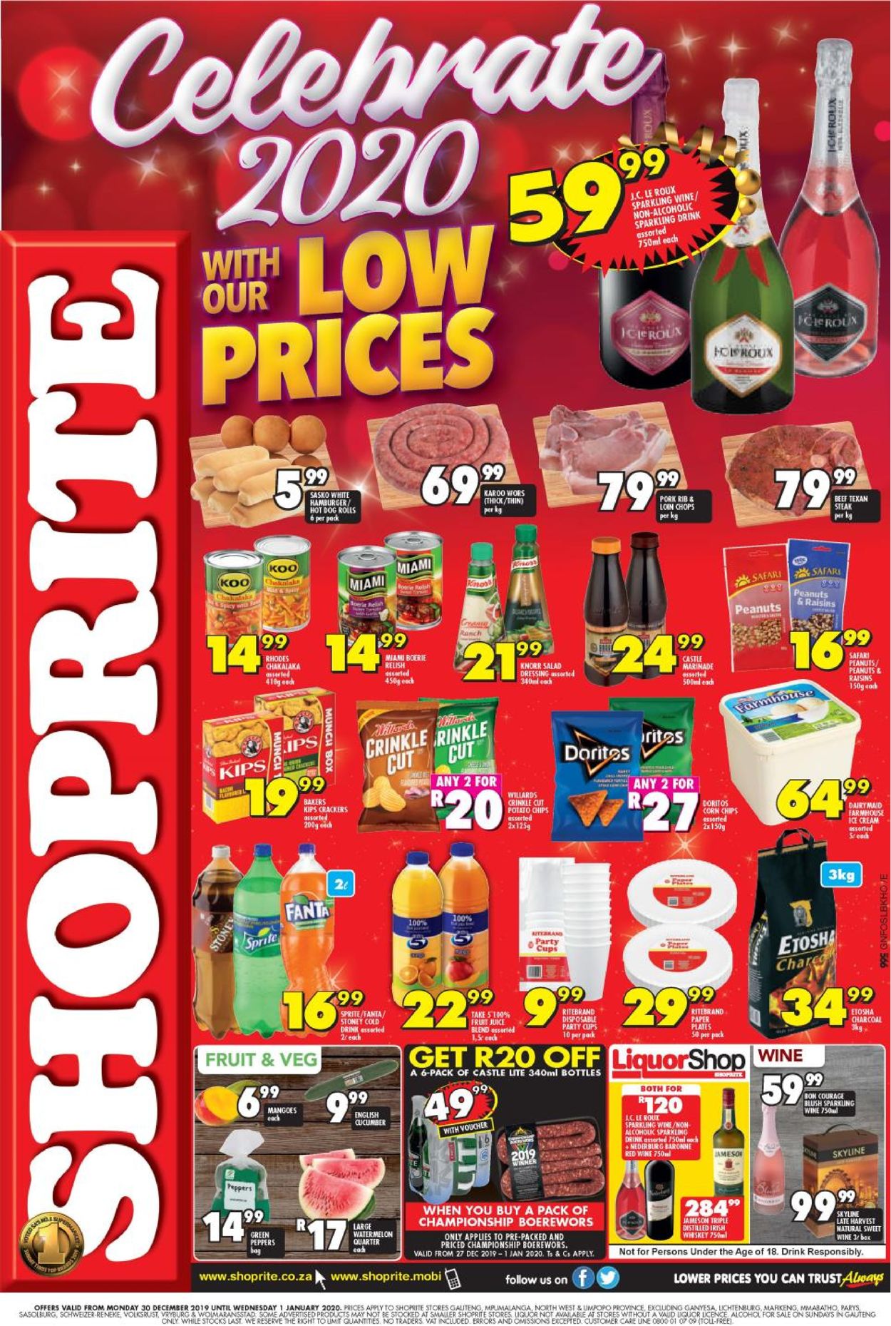 Shoprite New Year Catalogue 19/20 Current catalogue 2019/12/30 2020/01/01