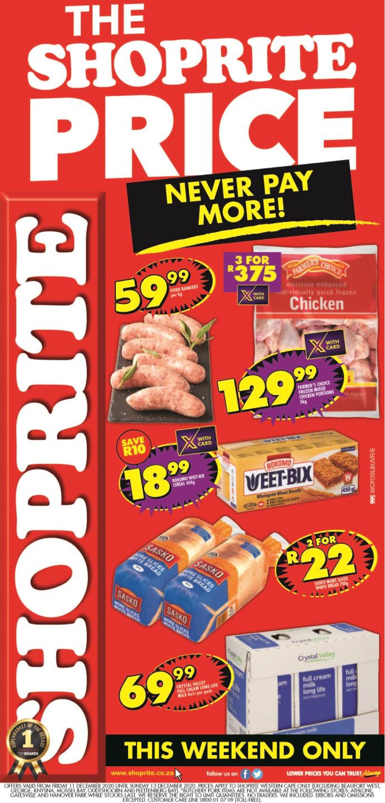 Shoprite Catalogue from 2020/12/11