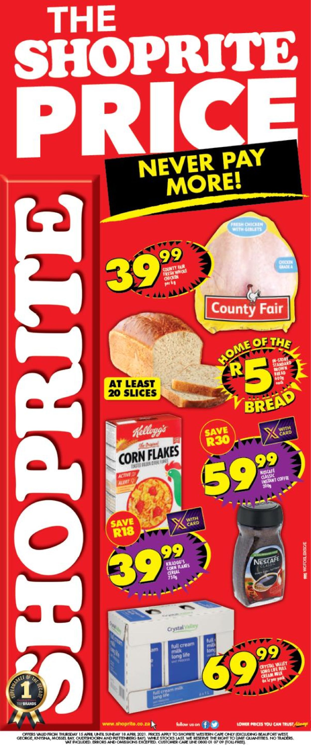 Shoprite Catalogue from 2021/04/15