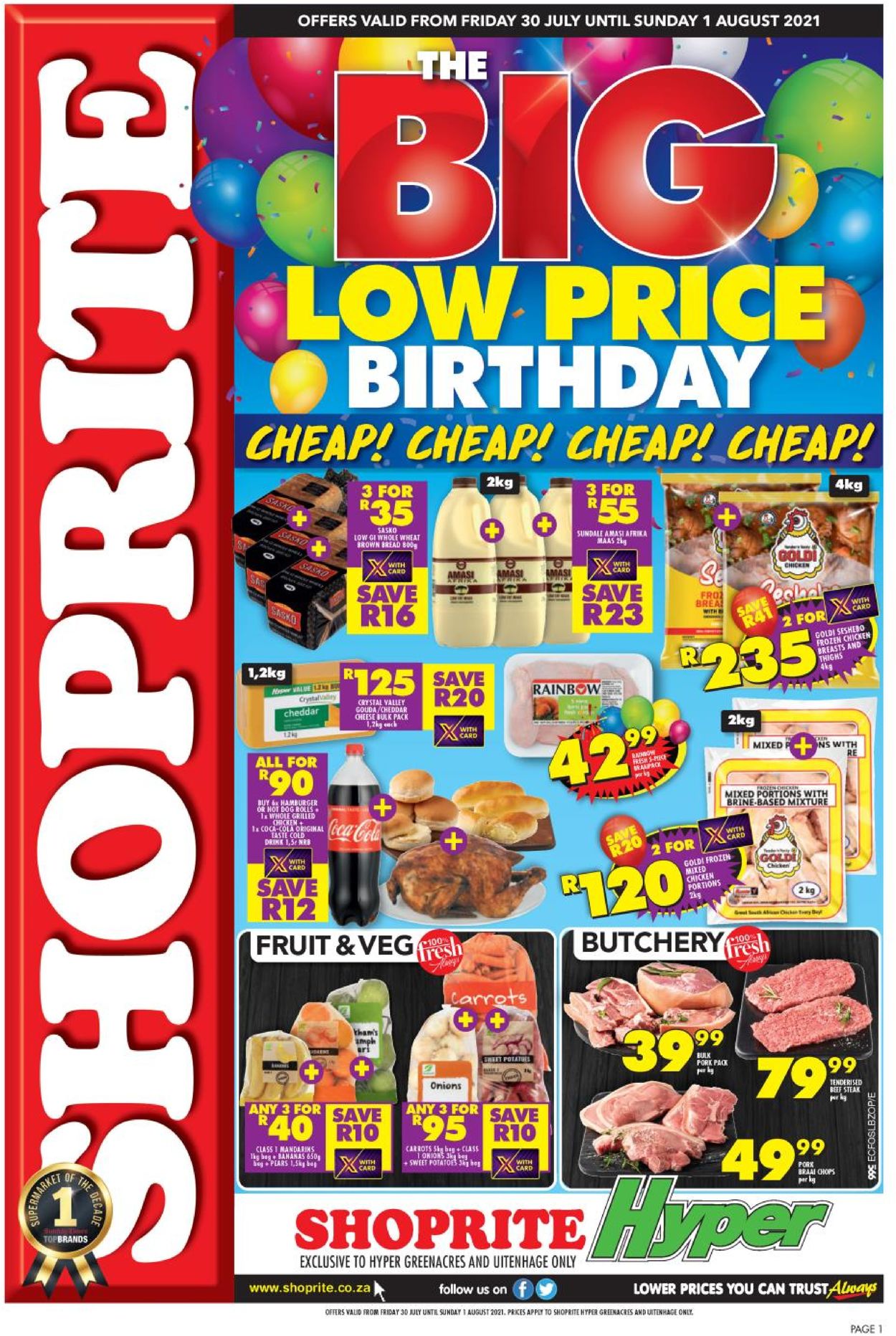 Shoprite Catalogue from 2021/07/30