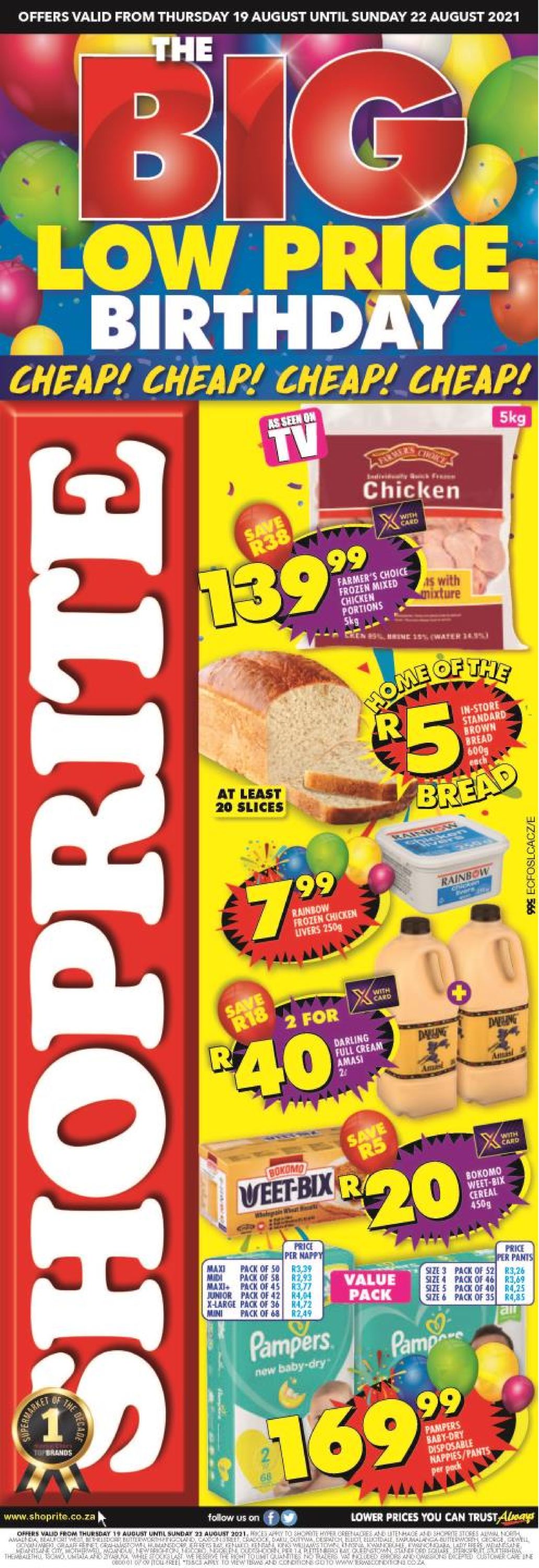 Shoprite Catalogue from 2021/08/19
