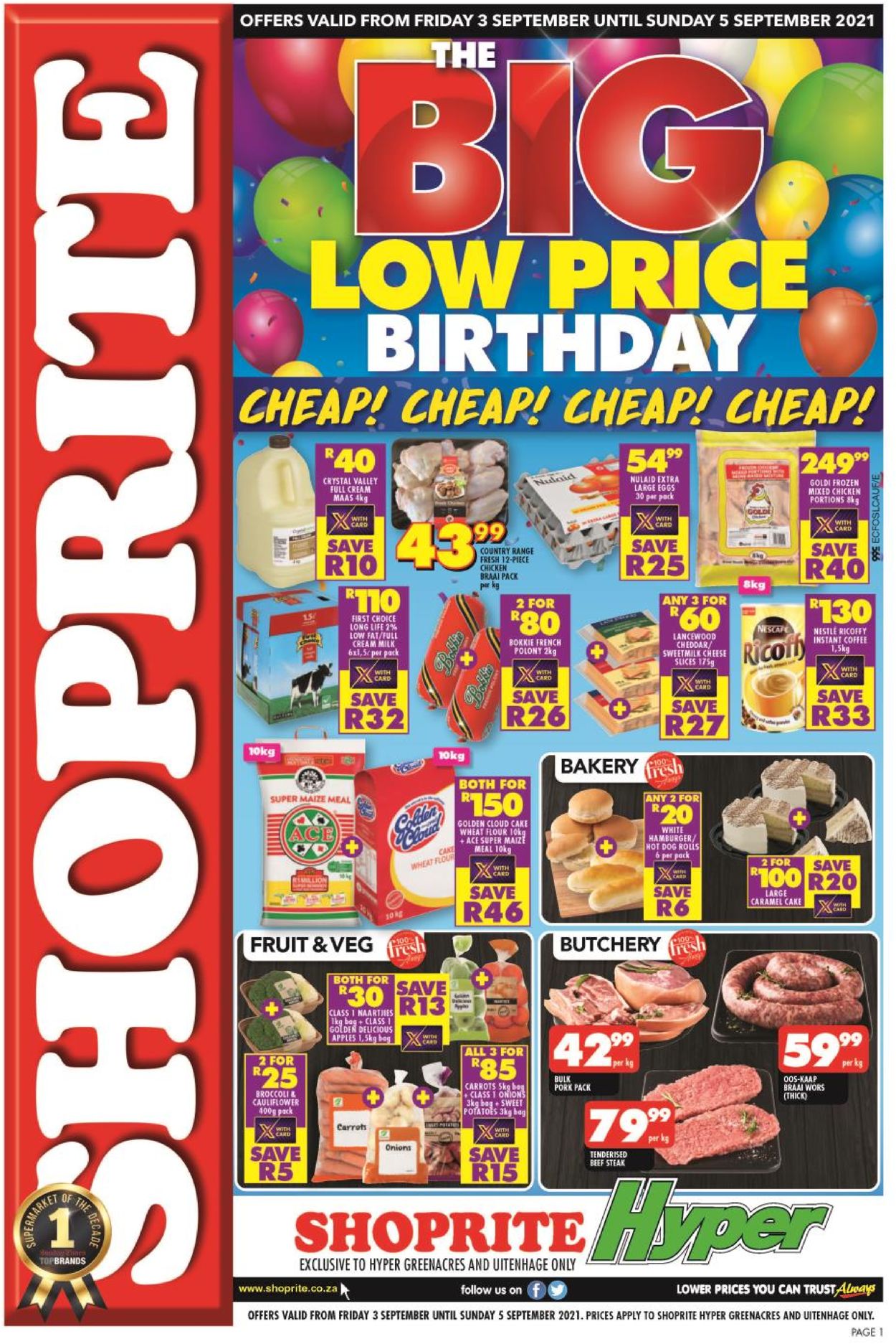 Shoprite Catalogue from 2021/09/03