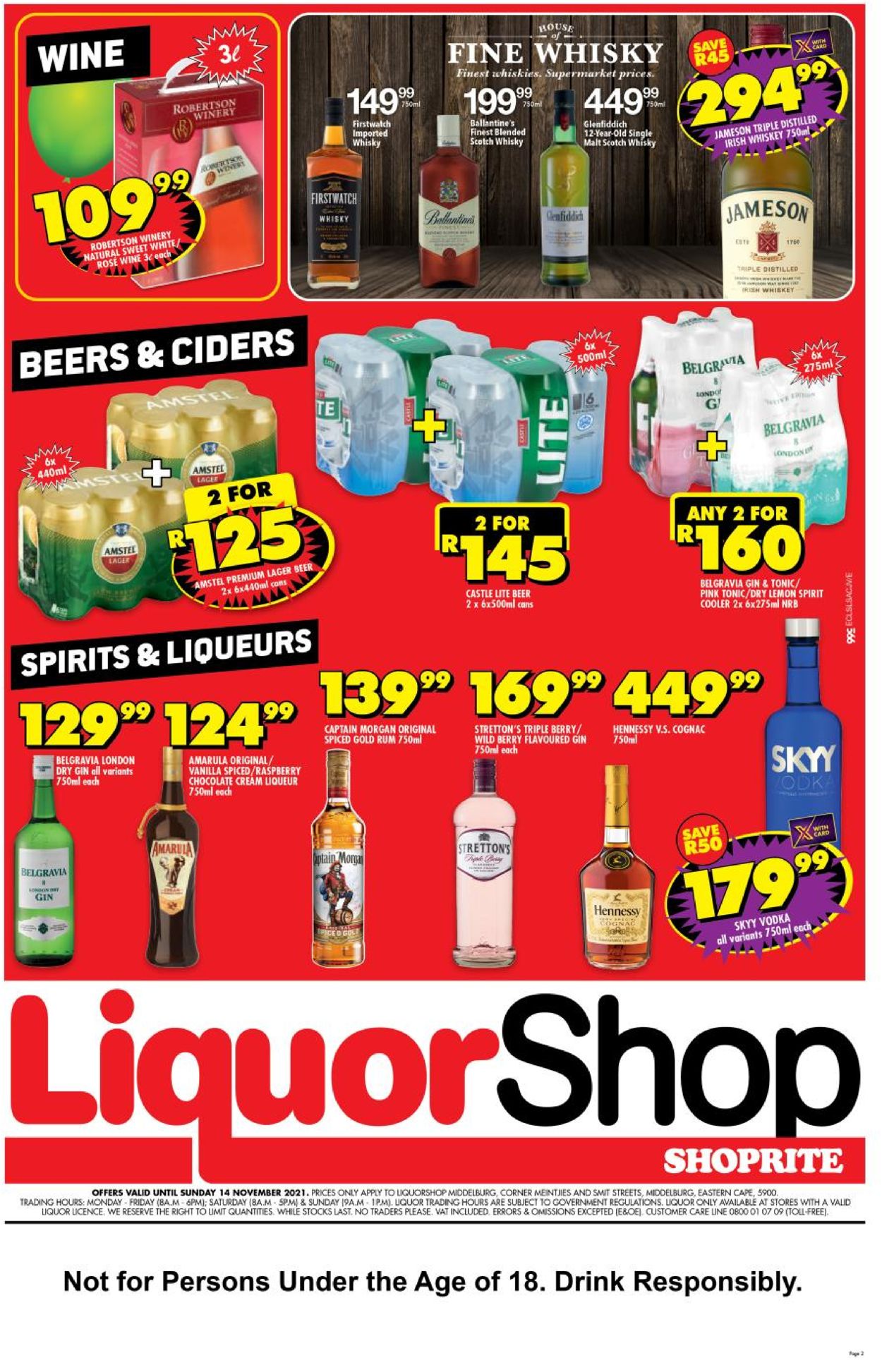 Shoprite Catalogue from 2021/11/09