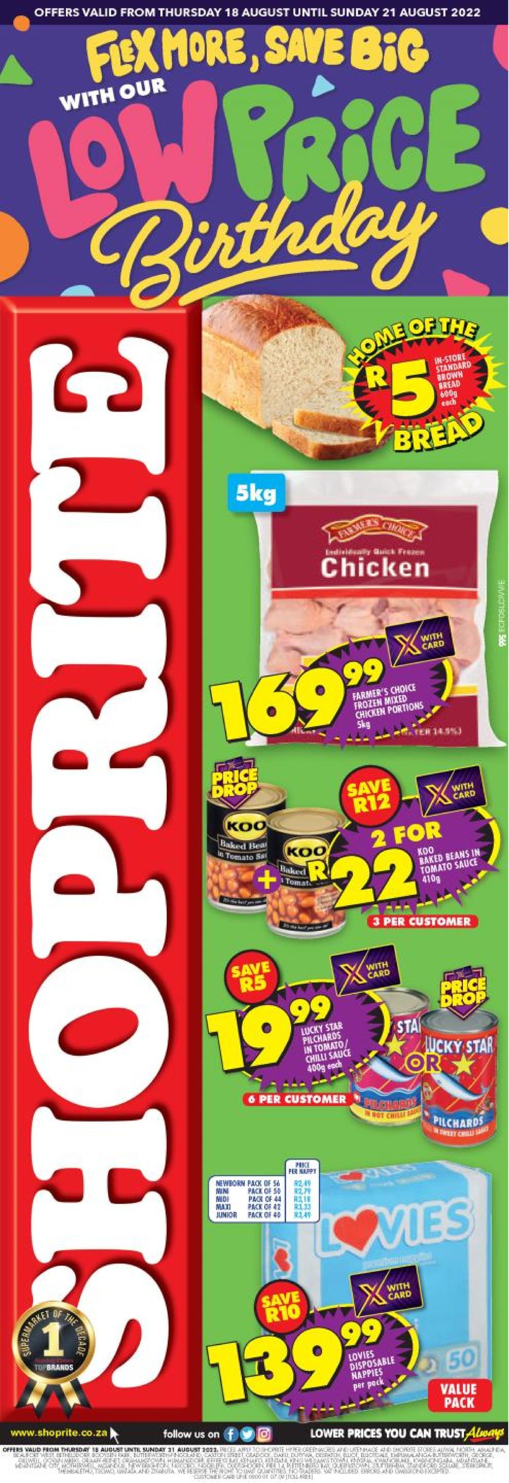 Shoprite Catalogue from 2022/08/18