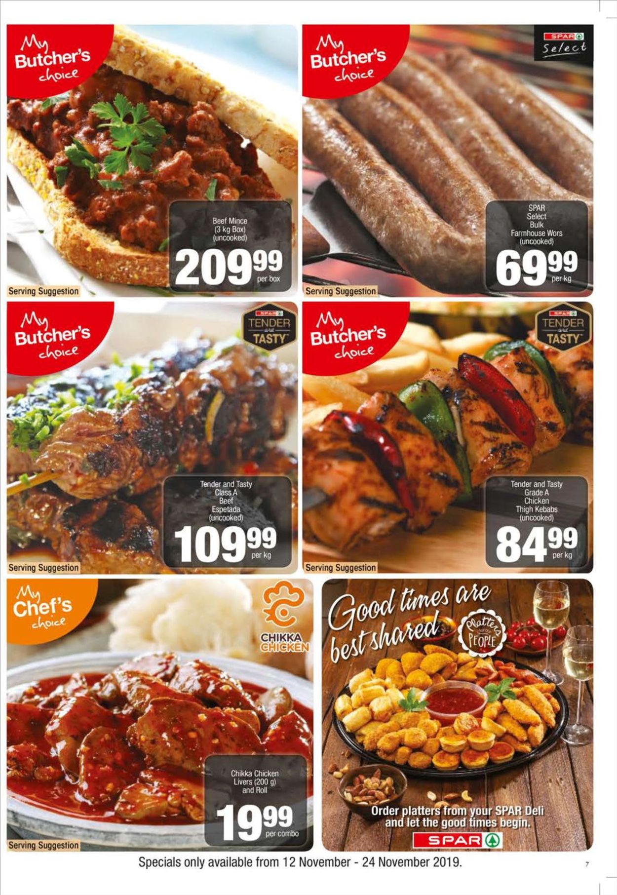SPAR Catalogue from 2019/11/12