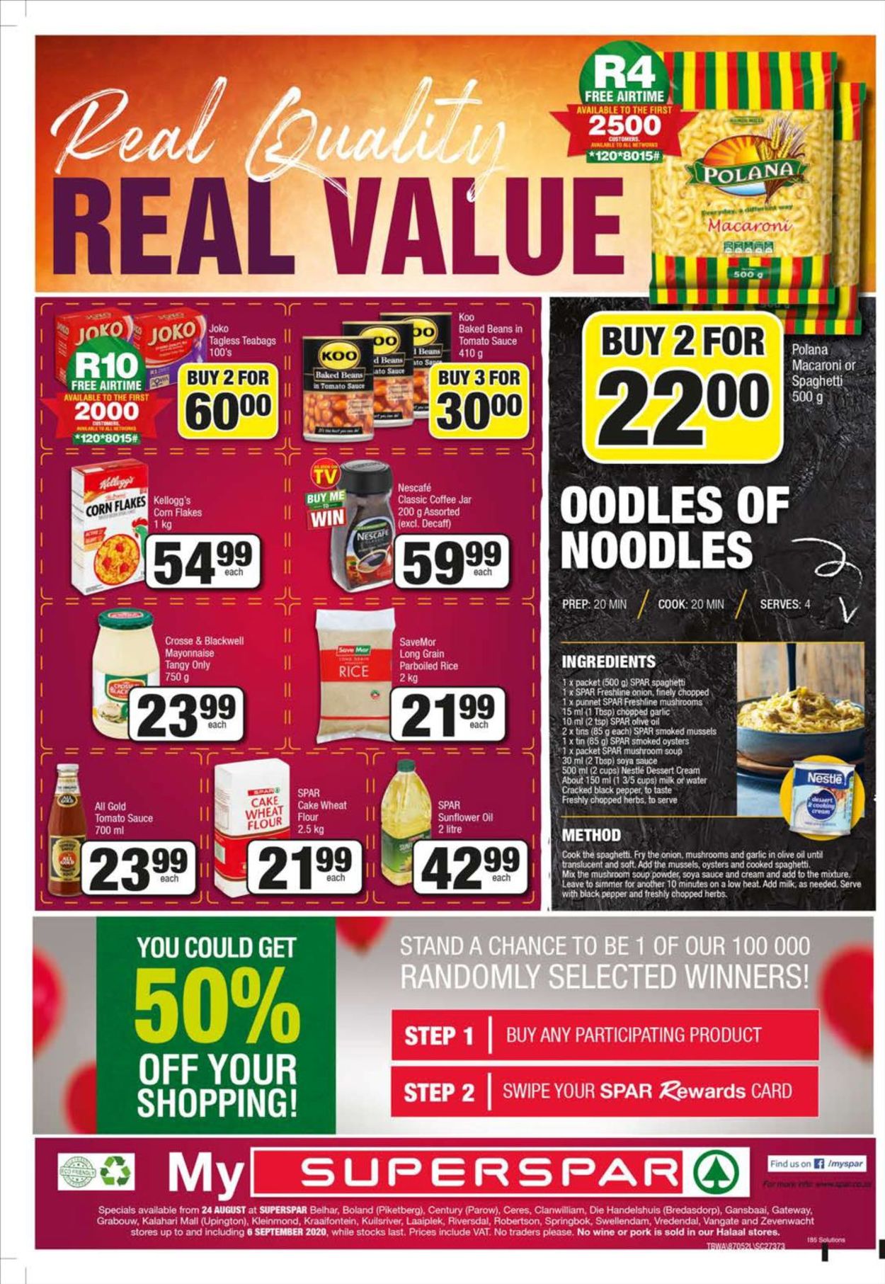 SPAR Catalogue from 2020/08/24
