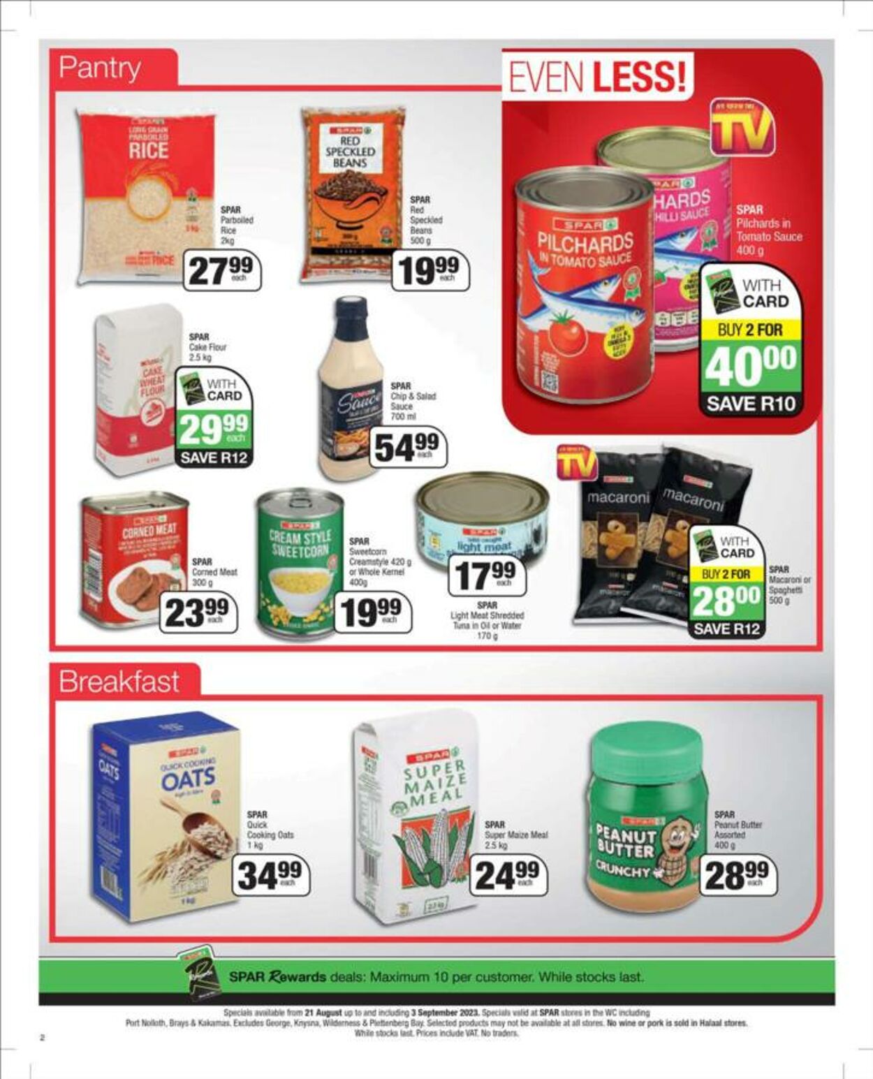 SPAR Catalogue from 2023/08/21