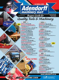 Adendorff Machinery Mart Catalogue from 2020/02/05