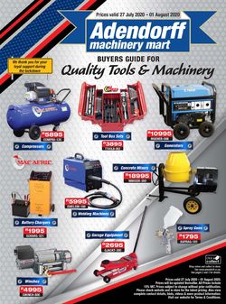 Catalogue Adendorff Machinery Mart from 2020/07/27