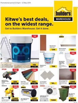 Catalogue Builders Warehouse - Kitwe from 2019/04/23