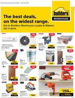 Catalogue Builders Warehouse from 2019/05/21