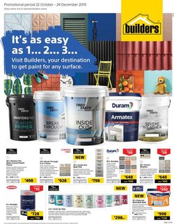 Catalogue Builders Warehouse from 2019/10/22