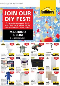 Builders Warehouse Catalogue from 2019/12/05
