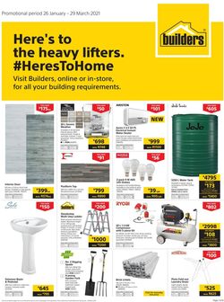 Builders Warehouse Catalogue from 2021/01/26