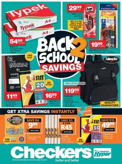 Catalogue Checkers Back 2 School from 2019/12/30