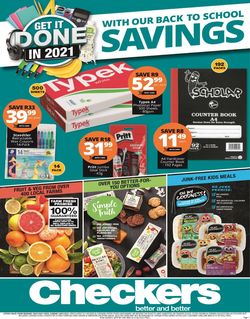 Catalogue Checkers Back To School Savings 2021 from 2021/01/18