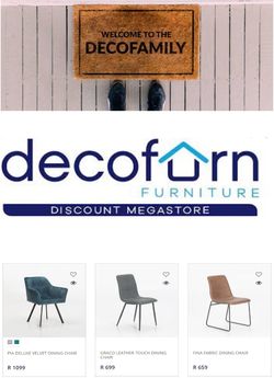Catalogue Decofurn Factory Shop from 2021/01/04