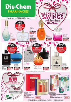 Catalogue Dis-Chem Valentine's Day 2021 from 2021/02/01