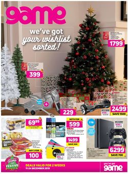 Catalogue Game Christmas Catalogue 2019 from 2019/12/11