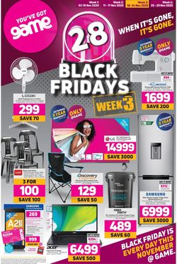 Catalogue Game Black Friday 2020 from 2020/11/18