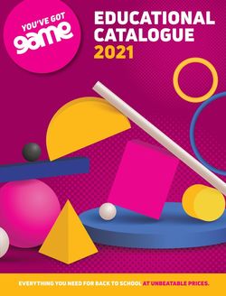 Game Catalogue from 2021/05/21
