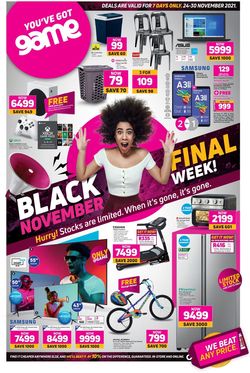 Catalogue Game BLACK WEEK 2021 from 2021/11/24
