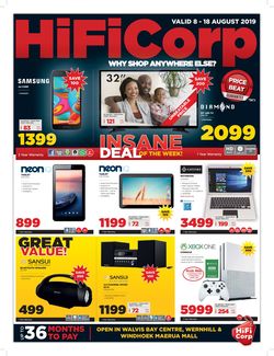 Catalogue HiFi Corp from 2019/08/08