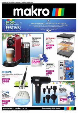Catalogue Makro Christmas 2020 from 2020/11/29