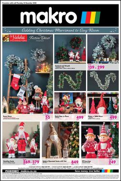 Catalogue Makro Christmas 2020 from 2020/11/30