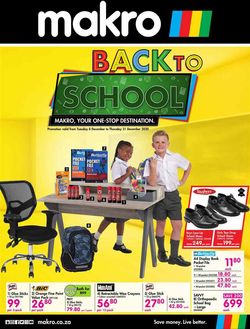 Catalogue Makro Back To School 2020 from 2020/12/08