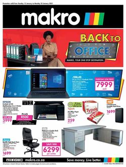 Catalogue Makro Back to Office 2021 from 2021/01/12