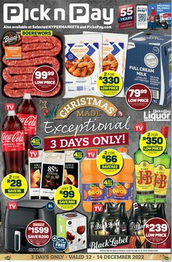 Catalogue Pick n Pay from 2022/12/12