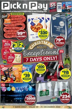 Catalogue Pick n Pay from 2022/12/19