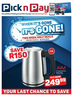 Catalogue Pick n Pay from 2023/04/03