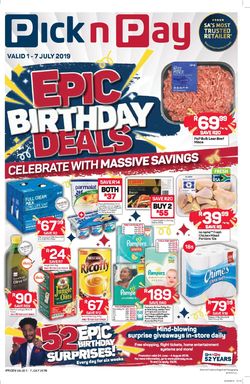 Catalogue Pick n Pay from 2019/07/01