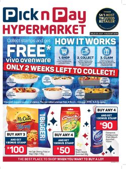 Catalogue Pick n Pay from 2019/07/22